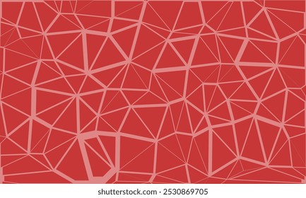 Abstract red cherry geometric and triangle patterns for background for display, greeting, surface, marketing, advertising, backdrop, decor, banner, header