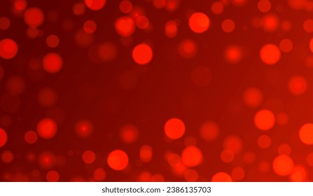 Abstract red christmas background with falling snowflakes. red christmas for a postcard, Invitation card, banner. cold weather effect and snowy winter. vector design.