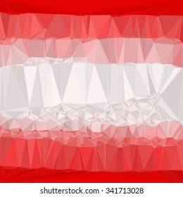 Abstract RED CHRISTMAS Polygonal Mosaic Background, Creative Business Design Templates. Illustration Vector