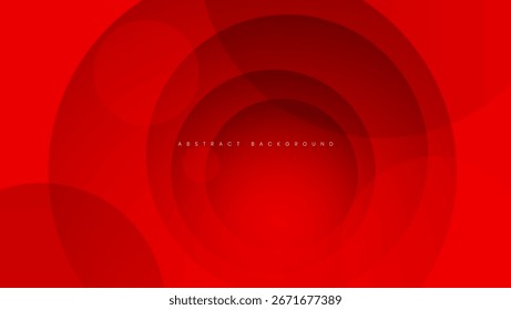 Abstract red circle design element, ideal for modern projects needing a pop of color and contemporary flair. great for graphic design projects, web banners, and social media posts.