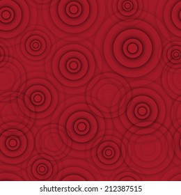 Abstract red circle seamless background