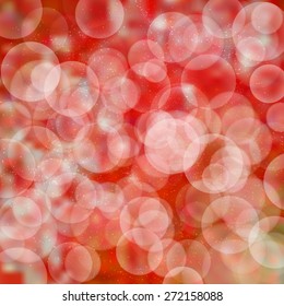 Abstract red circular bokeh background