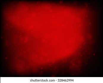 Abstract red circular bokeh background