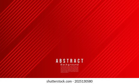 Abstract Red Color background, diagonal stripes  with copy space for text  , Flat Modern design for presentation , illustration Vector EPS 10