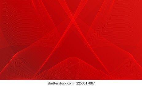 Abstract red color background. Dynamic shapes composition. Eps10 vector