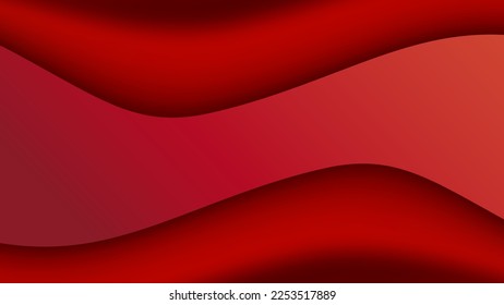 Abstract red color background. Dynamic shapes composition. Eps10 vector