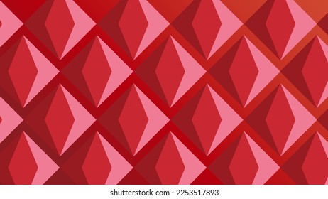 Resumen del fondo de color rojo. Composición dinámica de formas. Vector Eps10