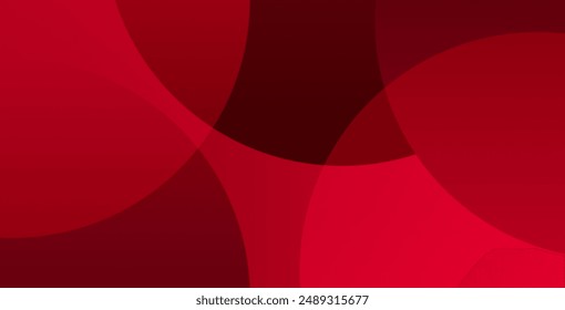 Abstract red color background. Dynamic shapes composition. Vector illustration