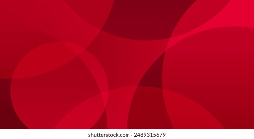 Abstract red color background. Dynamic shapes composition. Vector illustration