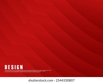 Abstract red color background. Dynamic shape composition. Red wave gradient cloud pattern. Red gradient background vector illustration.