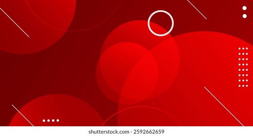 Abstract red color background.  Dynamic shapes composition and elements. Modern design in Eps10 vector illustration 
