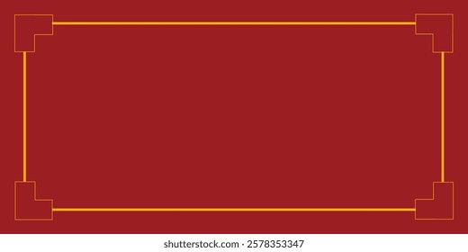 Abstract red color background. Oriental Asian style decorative background.	