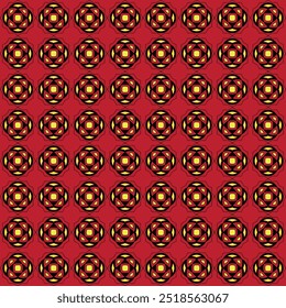 Abstract red color background. Seamless colorful geometric pattern vector backgrounds with simple and fun repeating patterns.