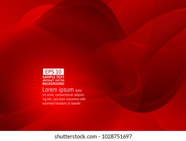 Abstract red color geometric modern design vector background eps10