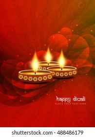 Abstract Beautiful Happy Diwali Background Stock Vector (Royalty Free ...