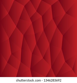 Abstract red color pattern of geometric shapes, Geometric triangular background, vector