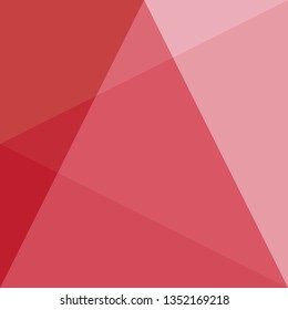 Abstract red color pattern of geometric shapes, Geometric triangular background, vector