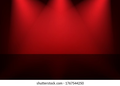 abstract red color spotlight mesh gradient background, wallpaper backdrop and banner website. vector eps.