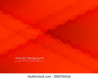 Resumen de color rojo mosaico triangular de fondo vector