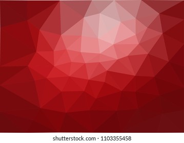 abstract red colorful geometric background.polygon pattern vector