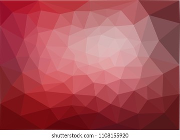abstract red colorful geometric background.polygon origami pattern vector