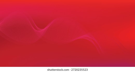 Abstractas rojo colorido, neón, fondo degradado con líneas 3D coloridas dinámicas. Animación 3D. Video Video Fondo moderno, animado, salvapantallas, espacio de copia 4K en bucle.

