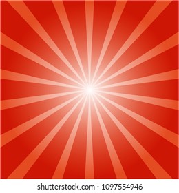 abstract red colorful ray burst background.vector