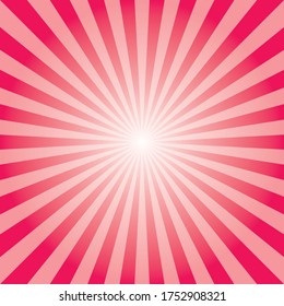 abstract red colorful sunburst background. Sunburst pattern. Design element for multipurpose use.