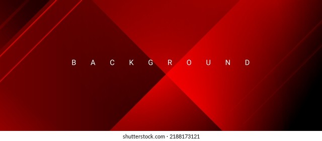 Abstract red concept geometric design dynamic modern background vector