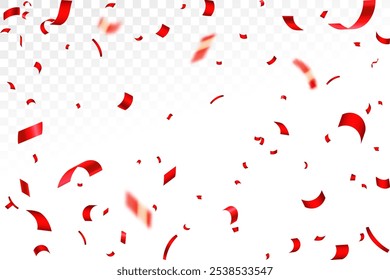 Plantilla de fondo Abstractas del Anuncio de la celebración del partido del confeti rojo, grande para una fiesta de cumpleaños o una invitación o decoración de la celebración del acontecimiento,