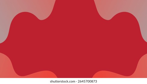 Abstract Red and Coral Wave Background: Modern, Minimalist, Elegant Design for Presentations, Websites, and Branding Materials.