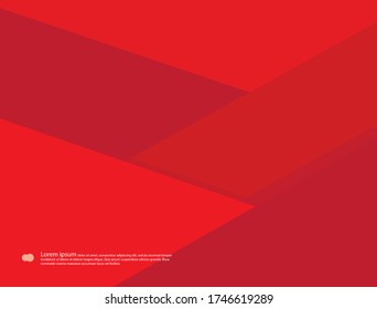Abstract red cover. Red stylish background. Vector graphics.