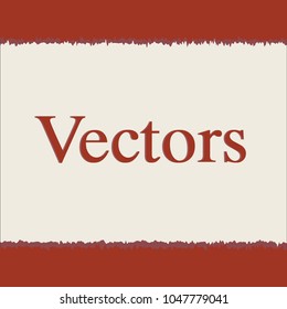 Abstract red and cream color vector paper background