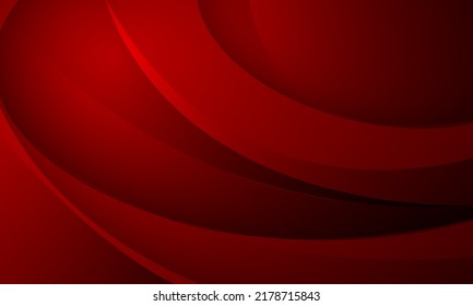 Abstract red curve shadow overlap design modern futuristic technology background vector illustration.