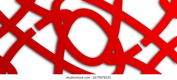 abstract red curved lines vector wallpaper