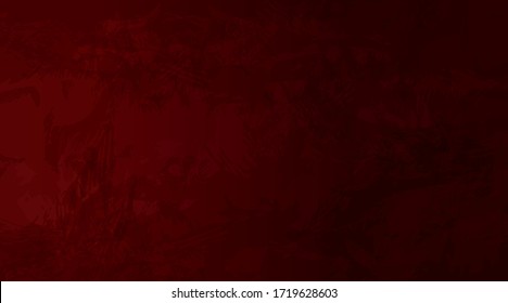 Abstract red dark grunge background Vektor Stok