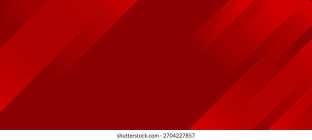 Abstract red deometric banner design background