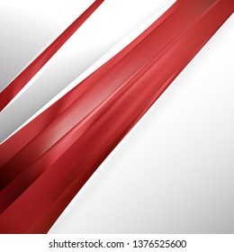 Abstract Red Design Template Vector Graphic