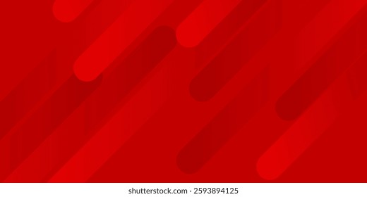 Abstract red diagonal geometric shape background with shiny lines. Modern rounded lines design elements. Suit for poster, banner, brochure, corporate, presentation, website, flyer. Vector