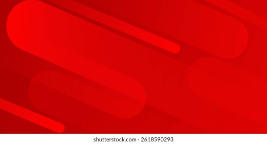 Abstract red diagonal geometric shape background with shiny lines. Modern rounded lines design elements. Suit for poster, banner, brochure, corporate, presentation, website, flyer. Vector illustration