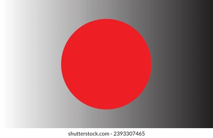 Abstract red dot gradient black white background.