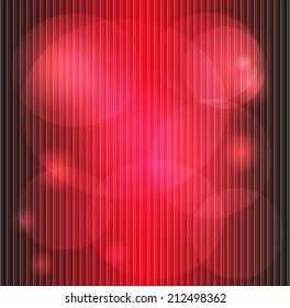 Abstract red dots on dark background 