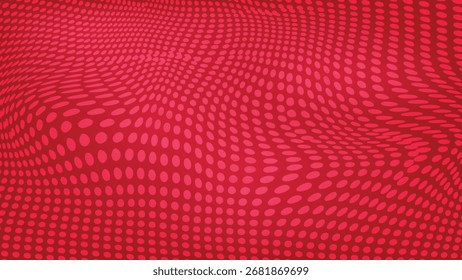 abstract red dots pattern background