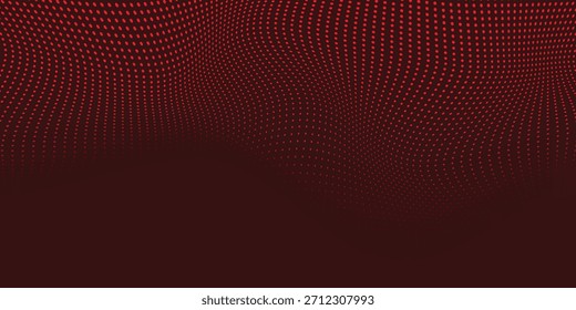 Abstractas red dots wave mesh motion blur tecnología data design moderna ilustración de fondo de Vector futurista. eps 10