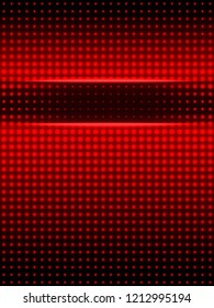 Abstract red dotted background with place for text. Vector illustration.