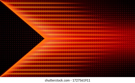 Abstract red dotted background with place for text. Vector illustration. 