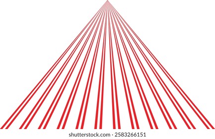 abstract red double line triangle pattern can be used background.