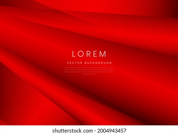 Resumen del fondo de la capa superior geométrica diagonal roja elegante. Puede usar para publicidad, afiche, plantilla, presentación comercial. Ilustración del vector