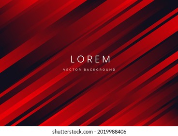 Abstract red elegant stripe diagonal lines light  background. Vector illustration

