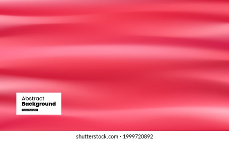 Abstract red fabric wave background design